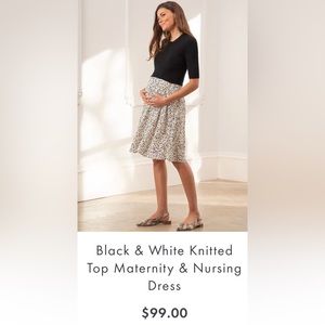 Seraphine Maternity/Nursing dress.
